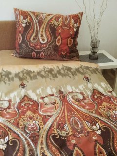 Povlečení Persie hnědá Ložní povlečení - bavlna