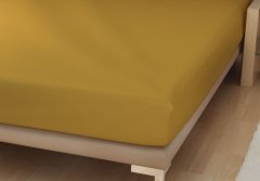 Prostěradlo froté č.66 hořčicové Prostěradla - Prostěradlo froté