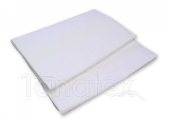 Prostěradlo plachta bílá 150x240 Prostěradla - Plátěné prostěradlo - na jednolůžko