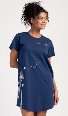 Dámská noční košile s krátkým rukávem Pampeliška Pyžama a župany - Ženy - Dámské noční košile - Dámské noční košile s krátkým rukávem