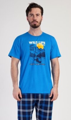 Pánské pyžamo kapri Wild life 2